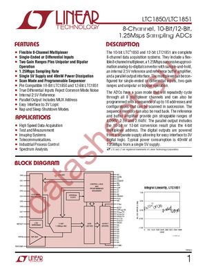 LTC1851IFW datasheet  